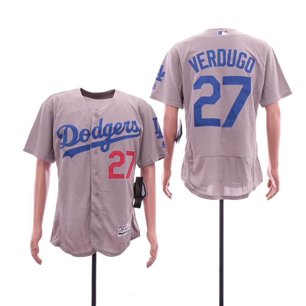 Dodgers 27 Alex Verdugo Gray Flexbase Jersey Sguo,We sell and wholesale Dodgers 27 Alex Verdugo Gray Flexbase Jersey Sguo on line form chian!
